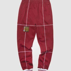 AACA Joggers w/ Color Contrast Stitch 90s Hip Hop Sweatpants Multicolor